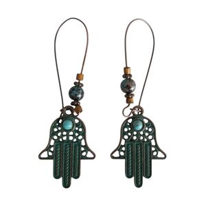 Hamsa Earrings